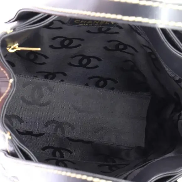 Chanel Surpique Tote Quilted Leather #248475C16B - Picture 5 of 7